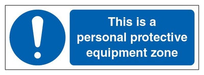 This Is A Personal Protective Equipment Zone Landscape