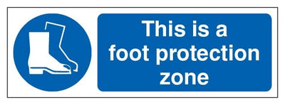 This Is A Foot Protection Zone Landscape