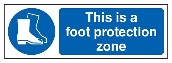 This Is A Foot Protection Zone Landscape