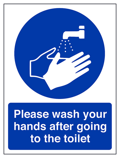 Please Wash Your Hands After Portrait
