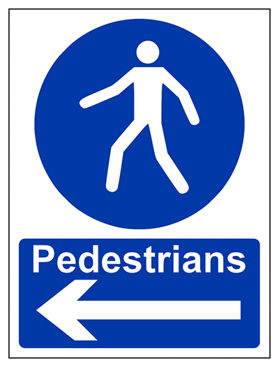 Pedestrians Arrow Left