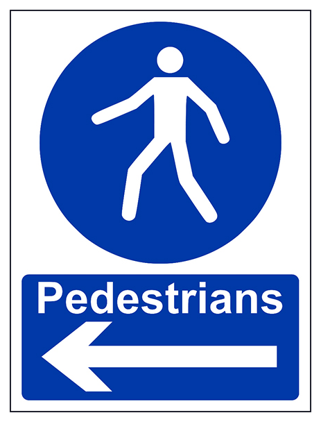 Pedestrians Arrow Left