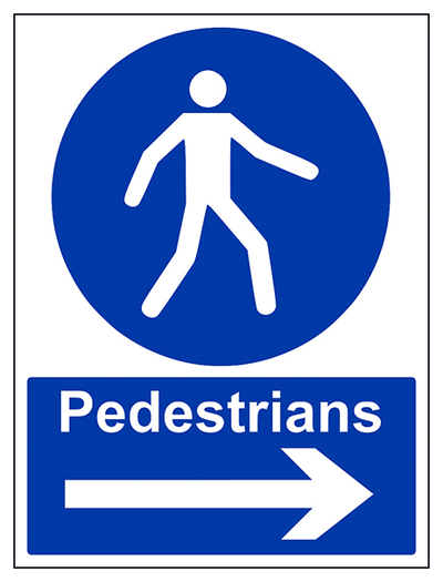 Pedestrians Arrow Right