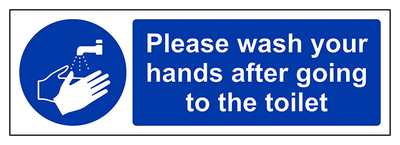 Please Wash Your Hands After Landscape