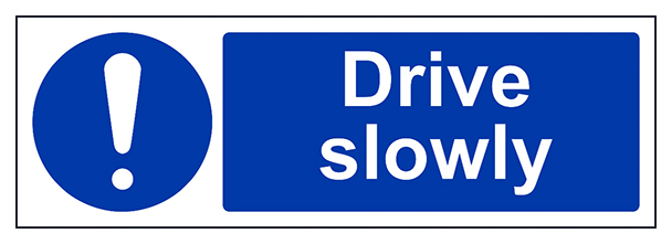 Drive Slowly Landscape