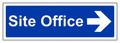 Site Office With Arrow Right