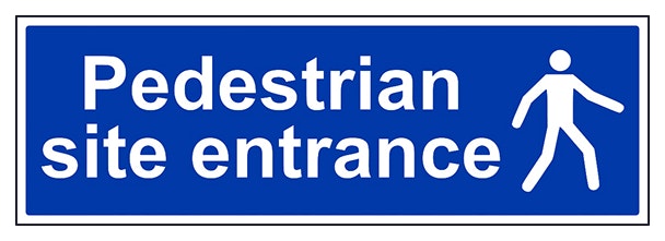 Pedestrian Site Entrance Landscape