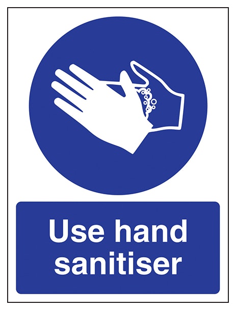 Use Hand Sanitiser Portrait