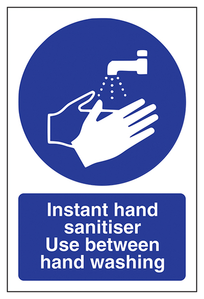 Instant Hand Sanitiser Use Portrait