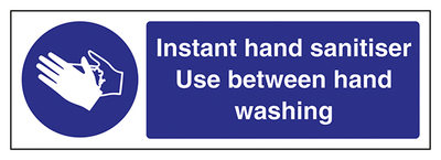 Instant Hand Sanitiser Use Landscape