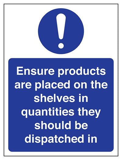 Ensure Products Are Placed On The Shelves