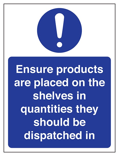 Ensure Products Are Placed On The Shelves