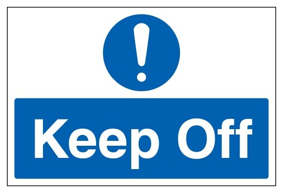 Keep Off Large Landscape