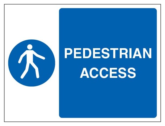 Pedestrian Access Mandatory Landscape