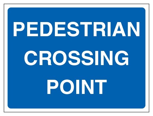 Pedestrian Crossing Point Landscape