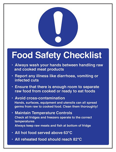 Food Safety Checklist Portrait