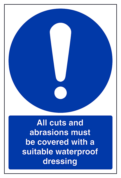 Keep All Cuts And Abrasions Covered Portrait