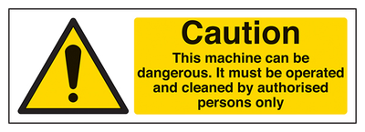 Caution This Machine Can Be Dangerous Landscape