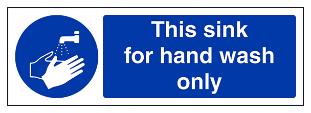 This Sink For Hand Wash Only Landscape
