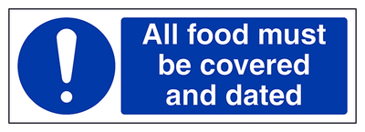 All Food Must Be Covered And Dated Landscape