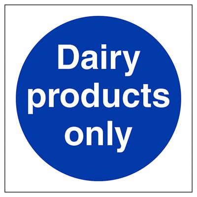 Dairy Products Only