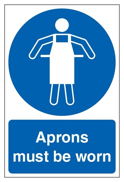 Aprons Must Be Worn Portrait