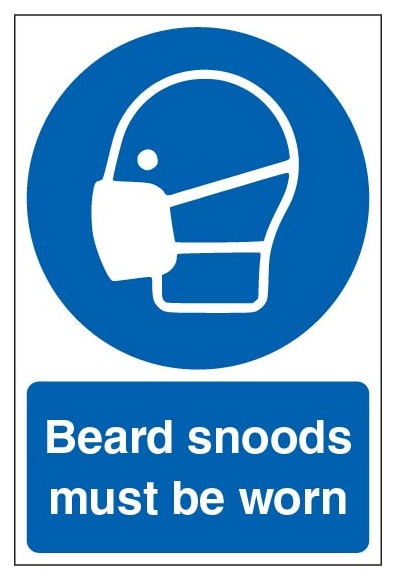 Beard Snoods Must Be Worn Portrait