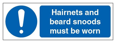 Hairnets And Beard Snoods Must Be Worn Landscape
