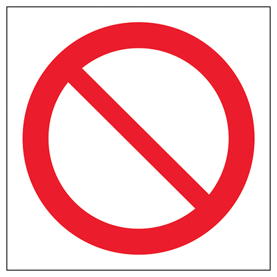 Prohibition Symbol