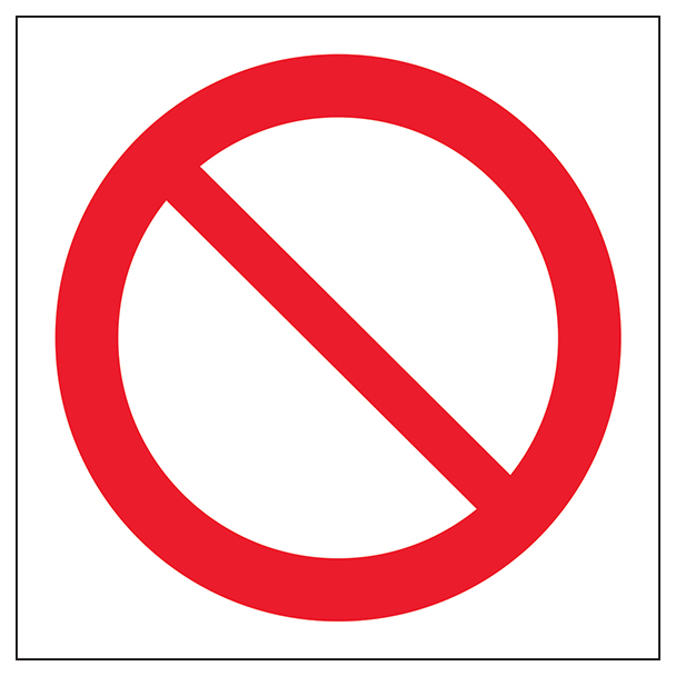 Prohibition Symbol
