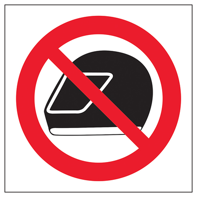 No Helmets Symbol