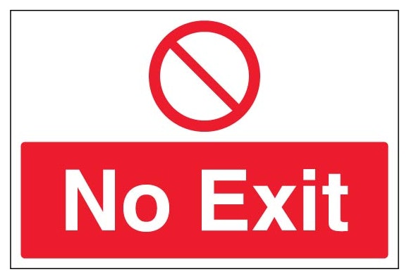 General No Exit Large Landscape