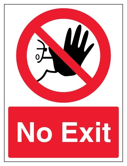 Halt No Exit Portrait