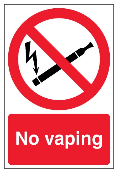 No Vaping Portrait