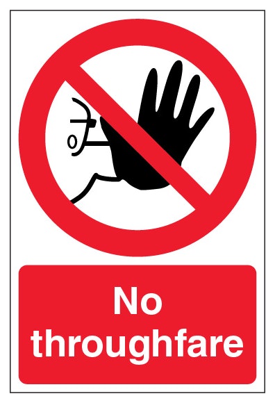 No Throughfare Portrait