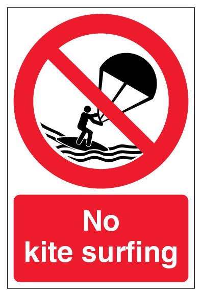 No Kite Surfing Portrait