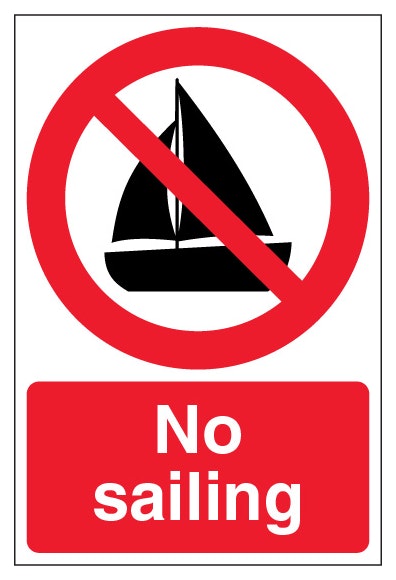 No Sailing