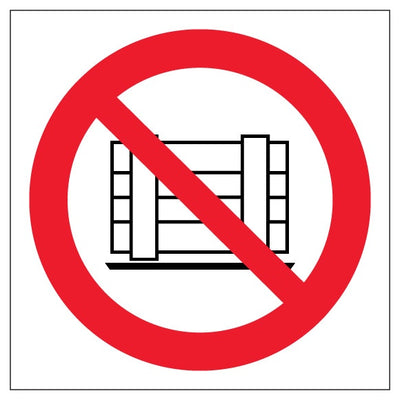 Do Not Obstruct Symbol Only