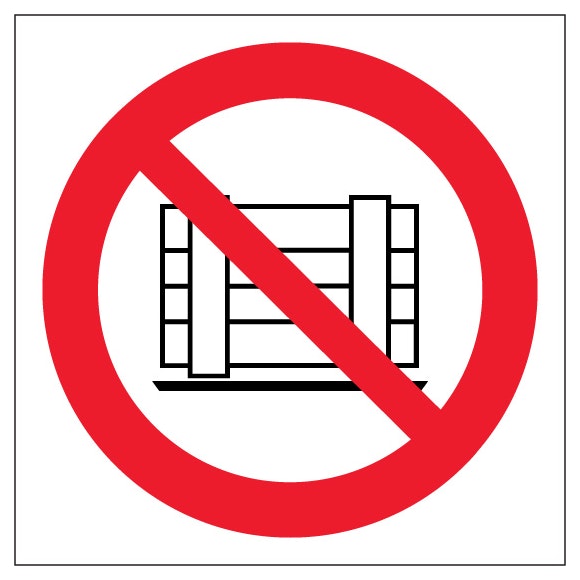 Do Not Obstruct Symbol Only