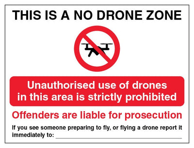 This Is A No Drone Zone Report It Immediately Landscape