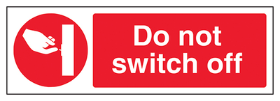 Do Not Switch Off Landscape
