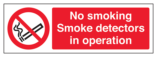 No Smoking Smoke Detectors In Operation Landscape
