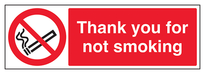 Thank You For Not Smoking Landscape