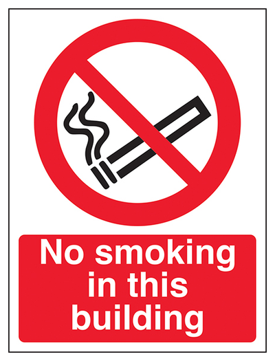 No Smoking In This Building Portrait
