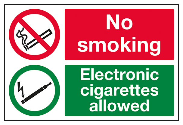 No Smoking Electronic Cigarettes Allowed 1