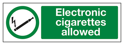 Electronic Cigarettes Allowed