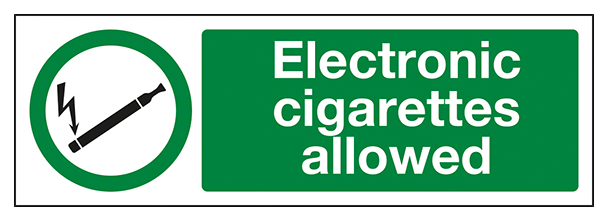 Electronic Cigarettes Allowed