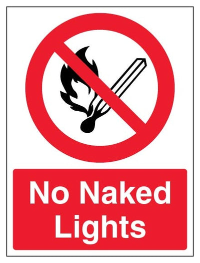 No Naked Lights Portrait