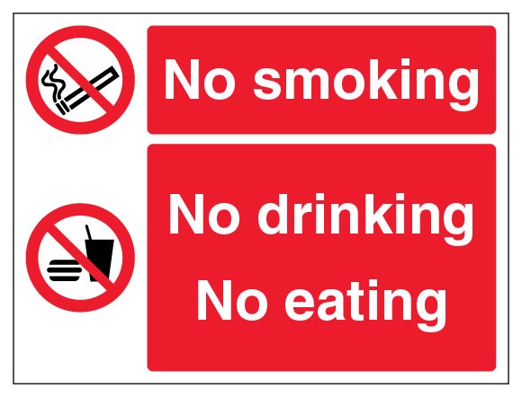 No Smoking No Drinking No Eating Landscape