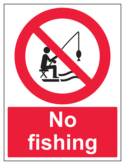 No Fishing Portrait